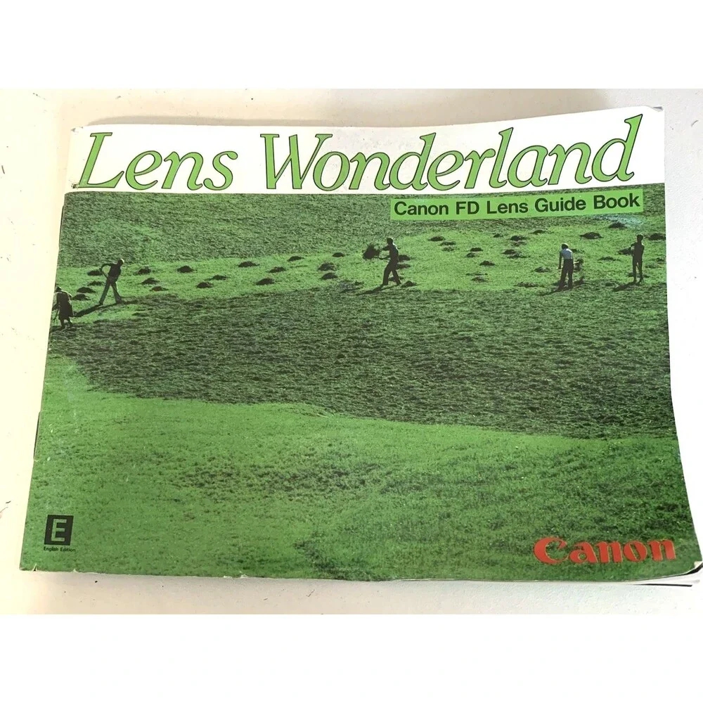 Vintage Canon Lens Wonderland FD Lens Guide Book Booklet list (EN) 7210030